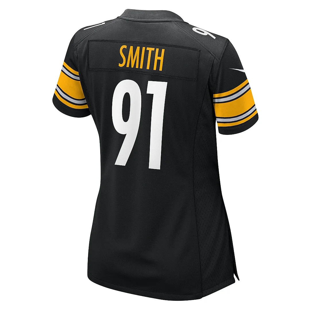 Zennovawear Women's Pittsburgh Steelers Preston Smith Black Game Jersey