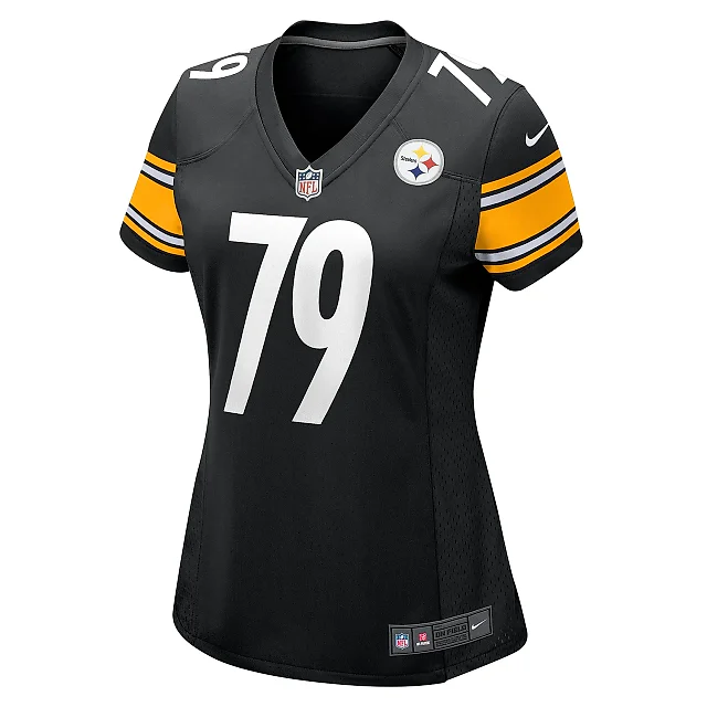 Zennovawear Women's Pittsburgh Steelers Renell Wren Black Game Jersey
