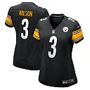 Zennovawear Women's Pittsburgh Steelers Russell Wilson Black Game Jersey