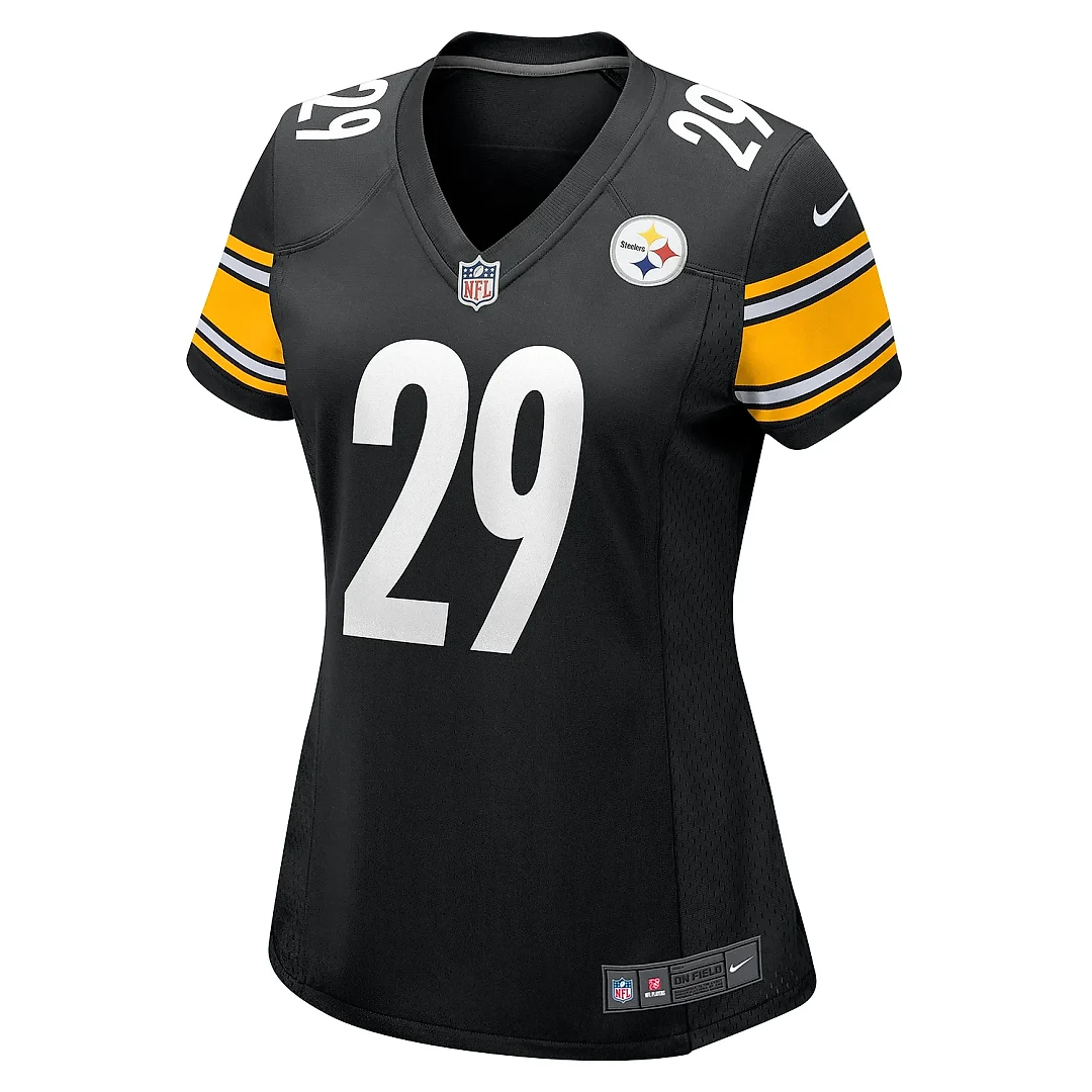Zennovawear Women's Pittsburgh Steelers Ryan Watts Black Game Jersey
