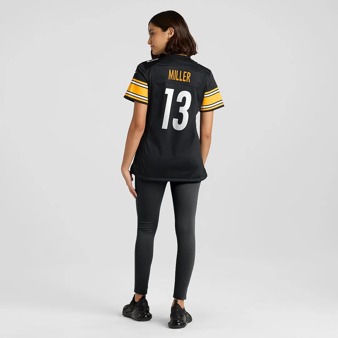 Zennovawear Women's Pittsburgh Steelers Scotty Miller Black Game Jersey