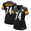 Zennovawear Women's Pittsburgh Steelers Spencer Anderson Black Game Jersey