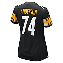 Zennovawear Women's Pittsburgh Steelers Spencer Anderson Black Game Jersey