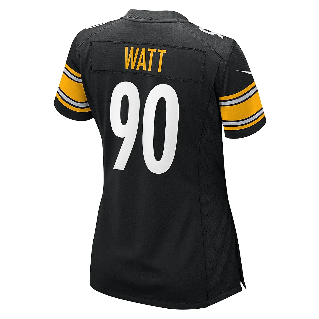 Zennovawear Women's Pittsburgh Steelers T.J. Watt Black Game Jersey