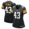 Zennovawear Women's Pittsburgh Steelers Troy Polamalu Black Retired Player Jersey