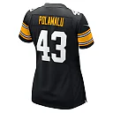 Zennovawear Women's Pittsburgh Steelers Troy Polamalu Black Retired Player Jersey