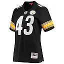 Zennovawear Women's Pittsburgh Steelers Troy Polamalu Mitchell & Ness Black Legacy Team Jersey