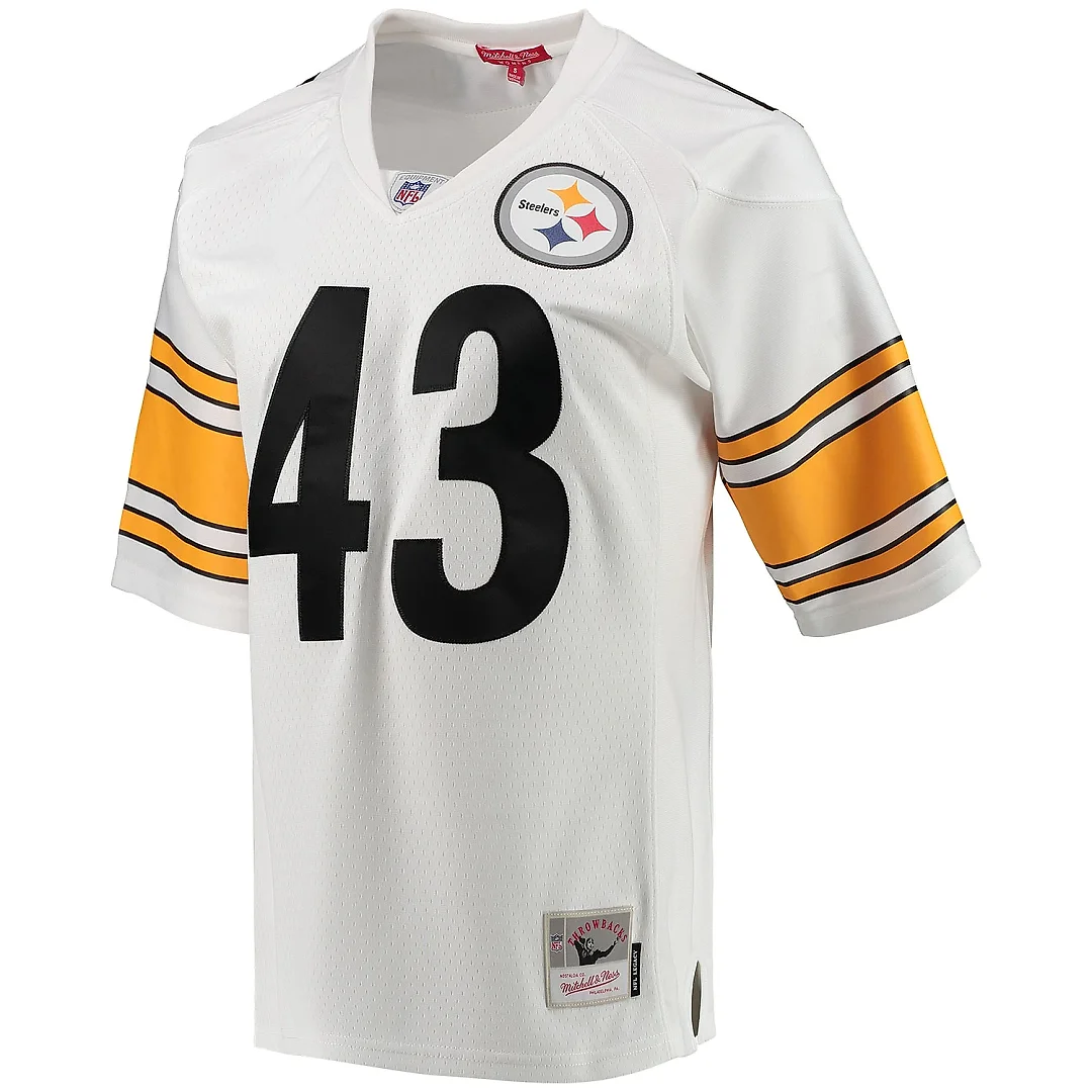 Zennovawear Women's Pittsburgh Steelers Troy Polamalu Mitchell & Ness White 2005 Legacy Team Jersey