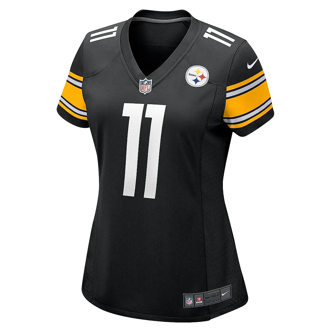 Zennovawear Women's Pittsburgh Steelers Van Jefferson Black Game Jersey