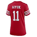 Zennovawear Women's San Francisco 49ers Brandon Aiyuk Scarlet Game Player Jersey