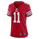 Zennovawear Women's San Francisco 49ers Brandon Aiyuk Scarlet Game Player Jersey