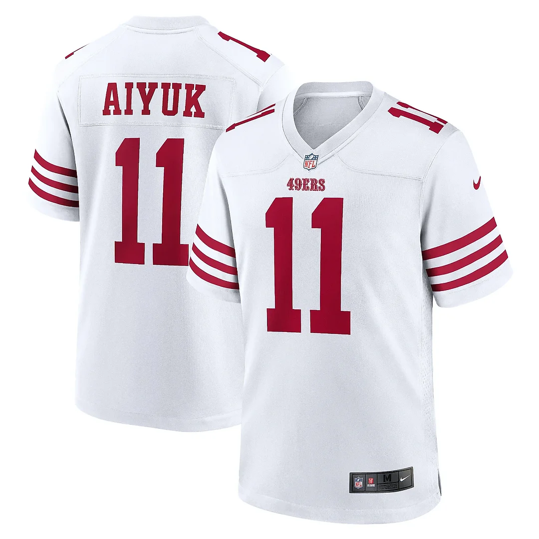 Zennovawear Women's San Francisco 49ers Brandon Aiyuk White Game Jersey
