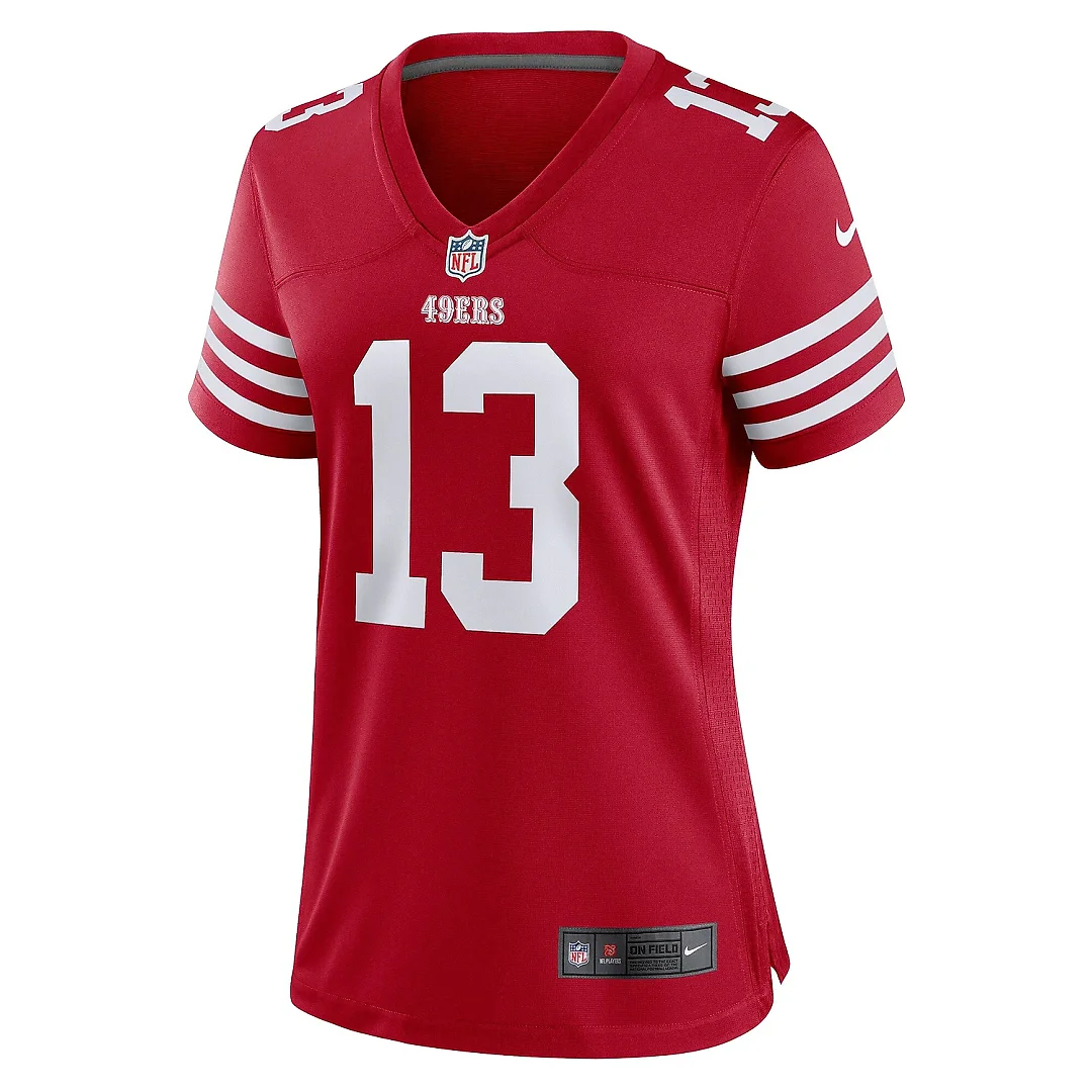 Zennovawear Women's San Francisco 49ers Brock Purdy Scarlet Player Jersey