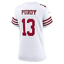 Zennovawear Women's San Francisco 49ers Brock Purdy White Game Jersey