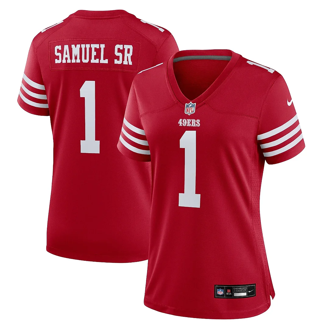 Zennovawear Women's San Francisco 49ers Deebo Samuel Sr Scarlet Game Jersey