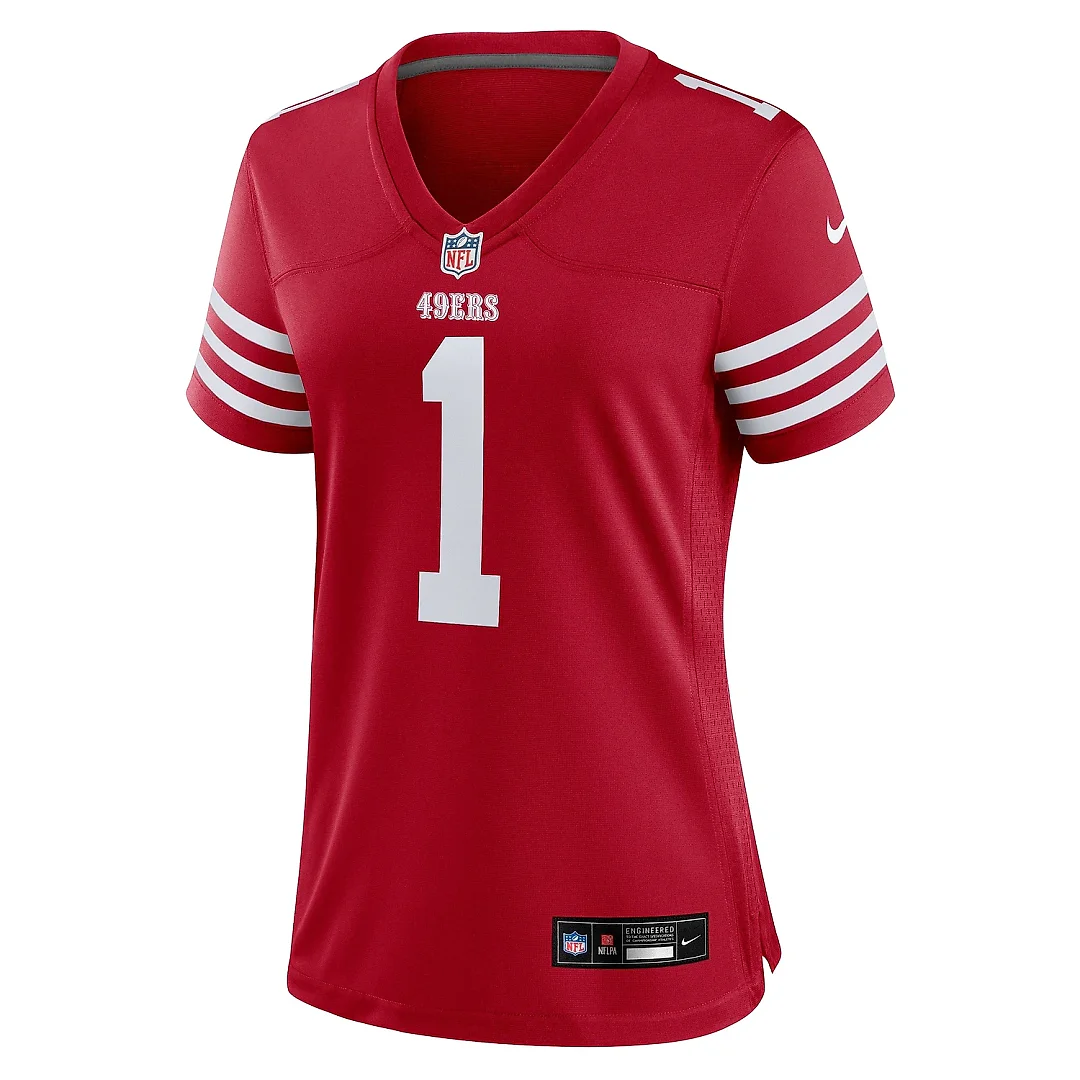 Zennovawear Women's San Francisco 49ers Deebo Samuel Sr Scarlet Game Jersey