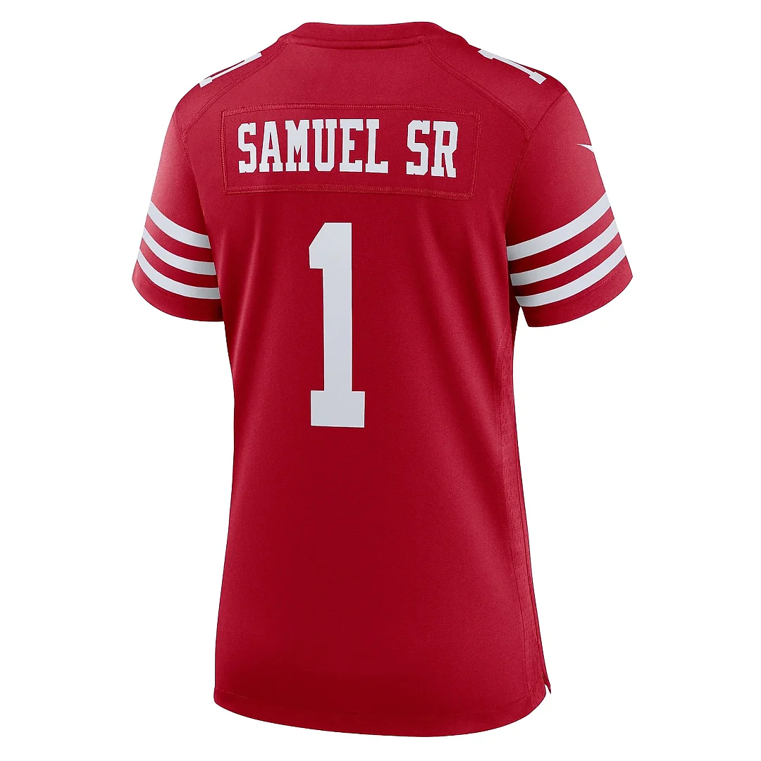 Zennovawear Women's San Francisco 49ers Deebo Samuel Sr Scarlet Game Jersey