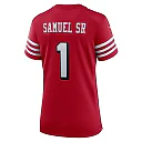 Zennovawear Women's San Francisco 49ers Deebo Samuel Sr Scarlet Alternate Game Jersey