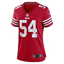 Zennovawear Women's San Francisco 49ers Fred Warner Scarlet Game Player Jersey