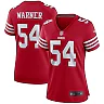 Zennovawear Women's San Francisco 49ers Fred Warner Scarlet Player Jersey