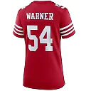 Zennovawear Women's San Francisco 49ers Fred Warner Scarlet Player Jersey