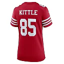 Zennovawear Women's San Francisco 49ers George Kittle Scarlet Team Game Player Jersey