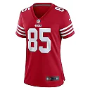 Zennovawear Women's San Francisco 49ers George Kittle Scarlet Team Game Player Jersey