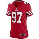 Zennovawear Women's San Francisco 49ers Nick Bosa Scarlet Player Jersey