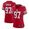 Zennovawear Women's San Francisco 49ers Nick Bosa Scarlet Team Game Player Jersey