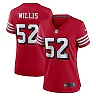 Zennovawear Women's San Francisco 49ers Patrick Willis Scarlet Alternate Game Jersey