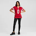 Zennovawear Women's San Francisco 49ers Renardo Green Scarlet Game Jersey