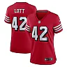 Zennovawear Women's San Francisco 49ers Ronnie Lott Scarlet Alternate Game Jersey