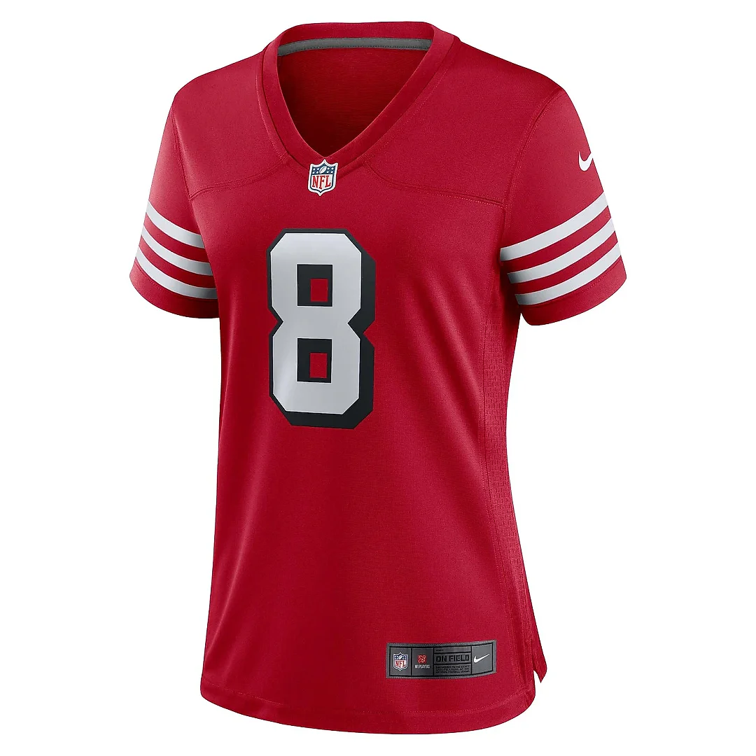 Zennovawear Women's San Francisco 49ers Steve Young Scarlet Alternate Game Jersey