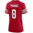 Zennovawear Women's San Francisco 49ers Steve Young Scarlet Retired Player Game Jersey
