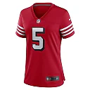 Zennovawear Women's San Francisco 49ers Trey Lance Scarlet Alternate Game Jersey