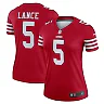 Zennovawear Women's San Francisco 49ers Trey Lance Scarlet Legend Player Performance Top