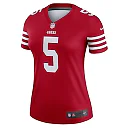 Zennovawear Women's San Francisco 49ers Trey Lance Scarlet Legend Player Performance Top
