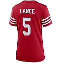 Zennovawear Women's San Francisco 49ers Trey Lance Scarlet Player Jersey