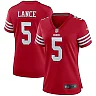 Zennovawear Women's San Francisco 49ers Trey Lance Scarlet Player Jersey