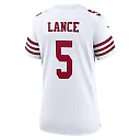 Zennovawear Women's San Francisco 49ers Trey Lance White Player Jersey