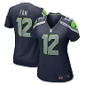 Zennovawear Women's Seattle Seahawks 12s Navy Player Jersey
