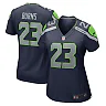 Zennovawear Women's Seattle Seahawks Artie Burns College Navy Game Jersey