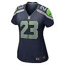 Zennovawear Women's Seattle Seahawks Artie Burns College Navy Game Jersey
