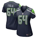 Zennovawear Women's Seattle Seahawks Austin Faoliu College Navy Game Jersey
