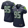 Zennovawear Women's Seattle Seahawks Brandon Pili College Navy Team Game Jersey