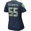 Zennovawear Women's Seattle Seahawks Brian Bosworth College Navy Game Retired Player Jersey