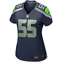 Zennovawear Women's Seattle Seahawks Brian Bosworth College Navy Game Retired Player Jersey