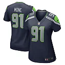 Zennovawear Women's Seattle Seahawks Bryan Mone College Navy Game Jersey