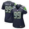 Zennovawear Women's Seattle Seahawks Carl Davis Jr. Navy Game Jersey