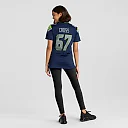 Zennovawear Women's Seattle Seahawks Charles Cross College Navy Team Game Jersey